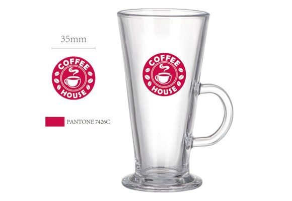 可定制貼紙玻璃杯禮品
