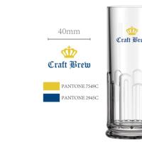 可定制LOGO玻璃杯